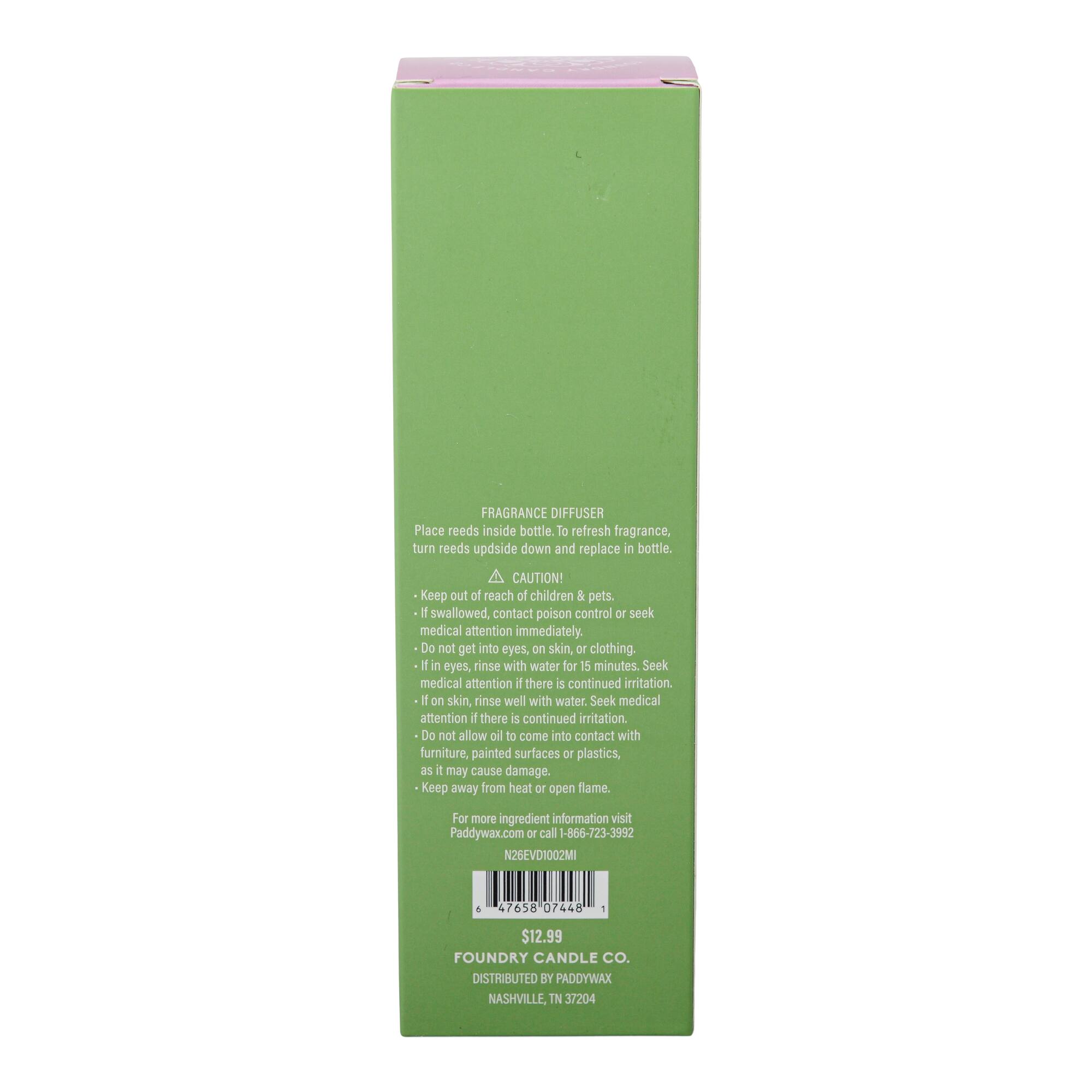 Foundry Candle Co. Lavender Tea Reed Diffuser